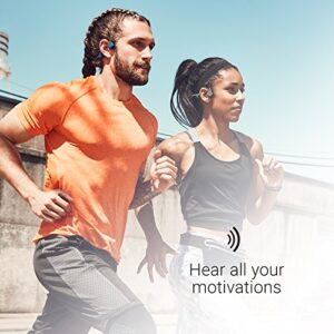 Aftershokz Air Bone Conduction Wireless Bluetooth Headphones with Reflective Strips, Canyon Red