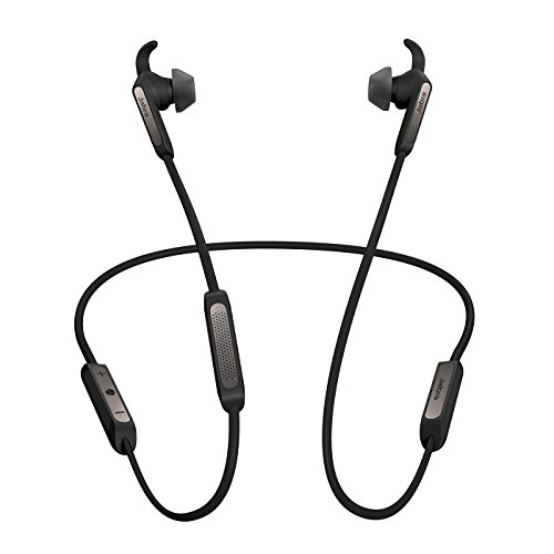 Jabra Elite 45e Alexa Enabled Wireless Bluetooth in-Ear Headphones – Titanium Black (Renewed)