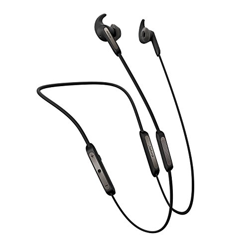 Jabra Elite 45e Alexa Enabled Wireless Bluetooth in-Ear Headphones – Titanium Black (Renewed)