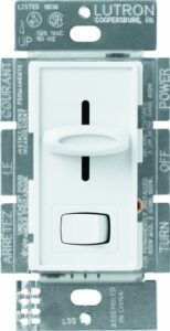 lutron skylark preset dimmer switch, 600-watt, single-pole/3-way, s-603p-wh, white
