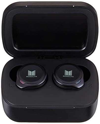 Monolith M-TWE True Wireless Earbuds with Sonarworks SoundID, Qualcomm aptX Audio, Qualcomm CVC 8.0 Echo Cancelling and Noise Suppression, ANC