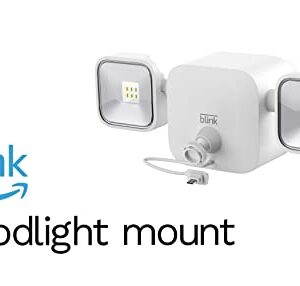 Floodlight Mount Accessory for Blink Outdoor Camera 3rd Gen with 2-year battery life (White)