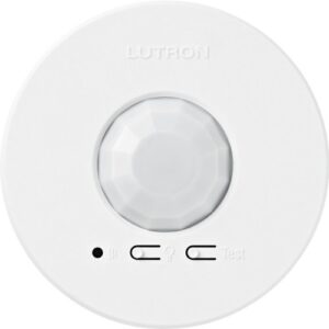 lutron lrf2-vcr2b-p-wh radio powr savr wireless ceiling-mounted vacancy sensor, white
