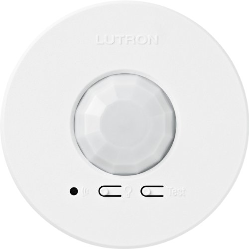 Lutron LRF2-VCR2B-P-WH Radio Powr Savr Wireless Ceiling-Mounted Vacancy Sensor, White