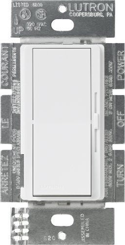 Lutron, White DVLV-10P-WH PRESET DIMMER