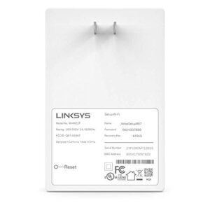 Linksys Velop Whole Home WiFi Intelligent Mesh System Wall Plug-in, Works with Your Velop System to Extend Range & Speed (Renewed)