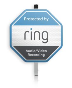 ring security yard sign
