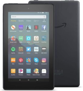 certified refurbished fire 7 tablet, 7″ display, 16 gb (2019 release) – black