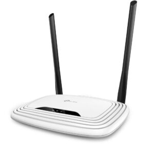 TP-Link N300 Wireless Extender, Wi-Fi Router (TL-WR841N) - 2 x 5dBi High Power Antennas, Supports Access Point, WISP, Up to 300Mbps