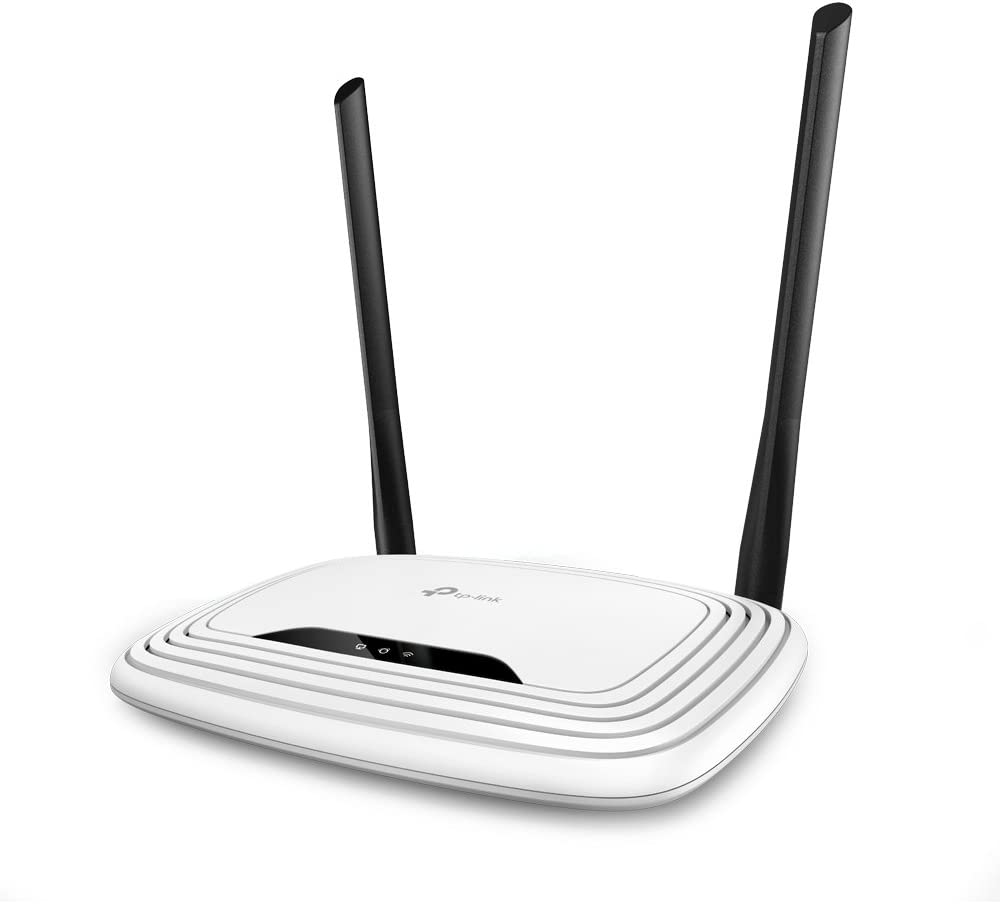 TP-Link N300 Wireless Extender, Wi-Fi Router (TL-WR841N) - 2 x 5dBi High Power Antennas, Supports Access Point, WISP, Up to 300Mbps