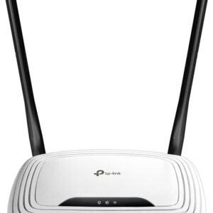 TP-Link N300 Wireless Extender, Wi-Fi Router (TL-WR841N) - 2 x 5dBi High Power Antennas, Supports Access Point, WISP, Up to 300Mbps