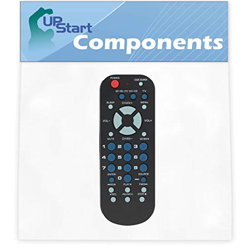 Replacement for RCA 3-Device Universal Remote Control Palm Sized - Works with Admiral TV - Remote Code 0093, 0463