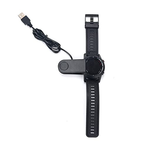 MOOKEENONE 100cm USB Charging Cable Charger Cradle for Garmin for Fenix Chronos Smart Watch