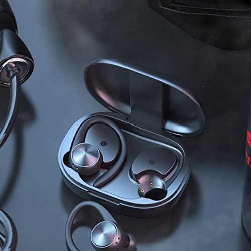 Bluetooth Headphones, Wireless Earbuds, True Wireless Earbuds, Sports Earphones, Over-Ear Earhooks Headset with Led Display, Sweatproof Earphones for Workout