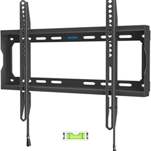 Fixed TV Wall Mount for Most 26-60 Inch TVs, Low Profile TV Mount with Quick Release Lock, Ultra Slim Wall Mount TV Bracket, Max VESA 400x400mm, Holds up to 99 lbs, up to 16”Wood Studs by USX STAR