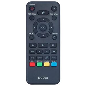 nc098 nc098ul replacement remote control applicable for philips blu-ray dvd player bdp1502/f7 bdp1502f7 bdp1502 f7