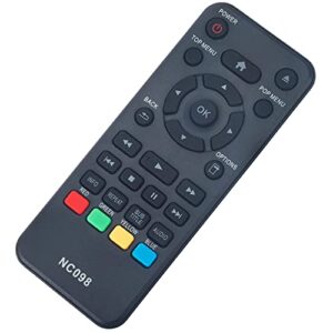 NC098 NC098UL Replacement Remote Control Applicable for Philips Blu-ray DVD Player BDP1502/F7 BDP1502F7 BDP1502 F7