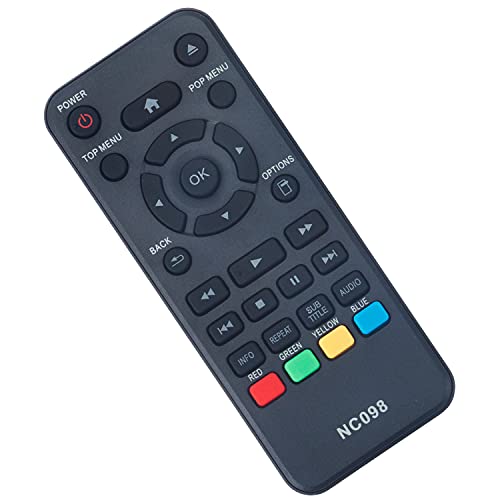 NC098 NC098UL Replacement Remote Control Applicable for Philips Blu-ray DVD Player BDP1502/F7 BDP1502F7 BDP1502 F7