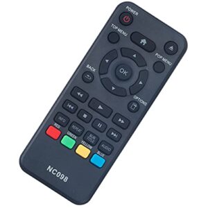 NC098 NC098UL Replacement Remote Control Applicable for Philips Blu-ray DVD Player BDP1502/F7 BDP1502F7 BDP1502 F7