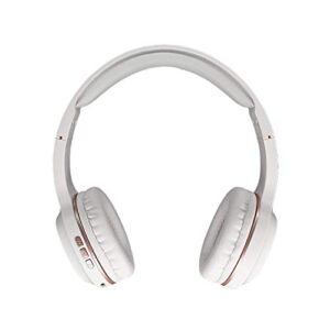 Morpheus 360 Tremors HP4500R Wireless on Ear Headphones - Bluetooth Headset with Mic - White-Rose Gold