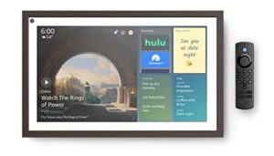 echo show 15 bundle. includes echo show 15 | full hd 15.6″ smart display with alexa and fire tv built in, remote, and frame included