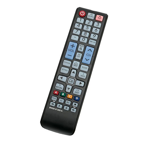 BN59-01267A Replaced Remote fit for Samsung TV UN32M5300 UN40M5300 UN43M5300 UN49M5300 UN50M5300 UN32M530 UN32M530D UN24M4500A UN28M4500A UN32M4500A UN28M4500AF UN32M4500AF UN32M5300AF UN49M5300AF