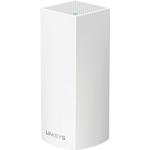 Linksys WHW0203 Velop Home Mesh Wi-Fi System Bundle (Dual/Tri-Band Combo) - Wi-Fi Router/Wi-Fi Extender for Whole-Home Mesh Network (3-Pack, White)