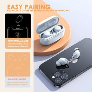 Invisible Sleep Earbuds - Noise Cancelling Earbuds for Sleep Wireless Soft Comfortable Sleeping Earbuds for Small Ears Smallest Tiny Ear buds Mini Sleepbuds Bluetooth 5.2 Headphones for Side Sleepers