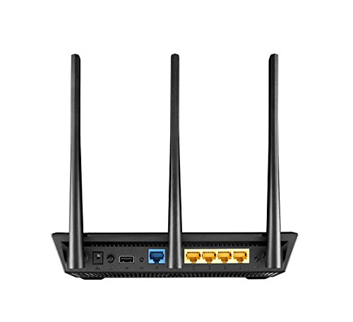 ASUS Asus dualband ac1750 b1 WiFi 4port gigabit Router rt-ac66ucertified , 3.4 Ounce (Renewed)