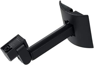 black wall mount bracket for ub-20 compatible with bose cube speakers lifestyle 6 10 15 18 28 12 (black)