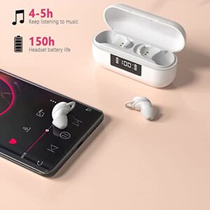 Xmenha Smallest Invisible Sleep Earbuds for Side Sleepers Small Earplug Headphones Bluetooth Earplugs for Work Tiny Mini Sleep Buds Noise Cancelling Wireless Hidden Earbuds Sleeping Small Ear Canals