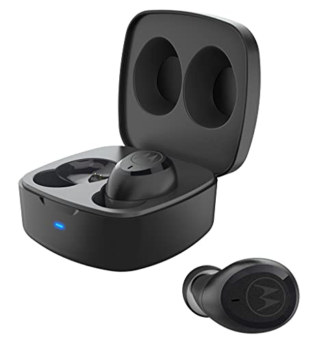 Motorola Vervebuds 100 Earbud Headphones, Waterproof True Wireless Earbuds, Bluetooth 5.0 in-Ear with Hands-Free Call Microphone