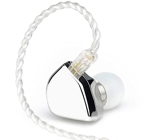 Hzsound Heart Mirror HiFi in Ear Monitor Earphone High Sound Quality Carbon Nanotube CNT Dynamic Driver High Resolution Noise Canceling Headphone Mirror Treatment