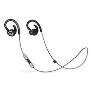 JBL Reflect Contour 2 Wireless Sport in-Ear Headphones with Three-Button Remote and Microphone (Black)