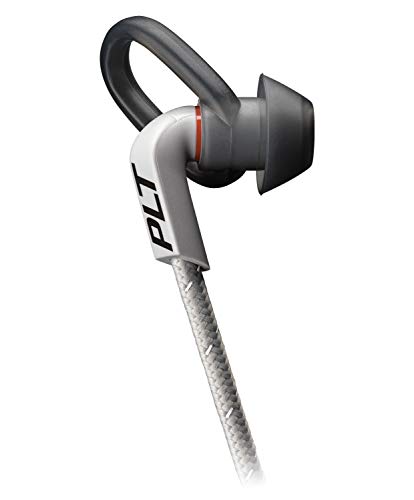 Plantronics BackBeat FIT 305 Sweatproof Sport Earbuds, Wireless Headphones, Black/Grey (Renewed)