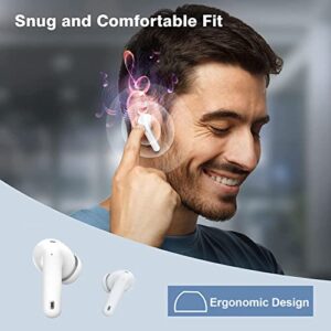 Wireless Earbuds Wireless Bluetooth 5.1 Earbuds Noise Cancelling Fast Charging IPX7 Waterproof Ear Buds Stereo Sports in-Ear Earphones