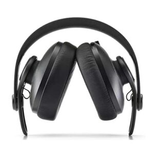 AKG Pro Audio K361BT Bluetooth Over-Ear, Closed-Back, Foldable Studio Headphones Bundle with Knox Gear Professional Headphone Case (2 Items)