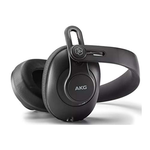 AKG Pro Audio K361BT Bluetooth Over-Ear, Closed-Back, Foldable Studio Headphones Bundle with Knox Gear Professional Headphone Case (2 Items)