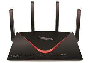 netgear nighthawk pro gaming xr700 wifi router with 6 ethernet ports and wireless speeds up to 7.2 gbps, ad7200, optimized for the lowest ping