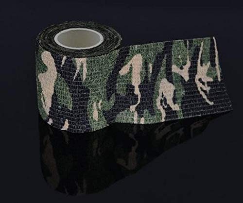 Tattoo Sensi Wrap Grip Cover BISIBITA2 Self Bandage Rolls Sports Adherent Tape 2 inch x 5 Yards, Pack of 24 (Black)