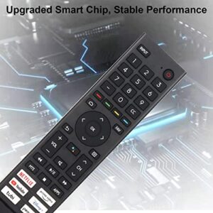 ERF3J80H Universal Replaced Remote Fit for All Hisense 4K UHD Android Smart TV A6G U6G U8G Series 75A6G 70A6G 65A6G 60A6G 55A6G 50A6G 43A6G 55U68G 50U6G 65U6G 75U6G 50U68G 75U68G NO Voice Command