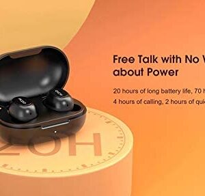 Edonka T9 True Wireless Earbuds with Charging Case, TWS Bluetooth 5.0 Headphones Stereo in-Ear for Running Sport