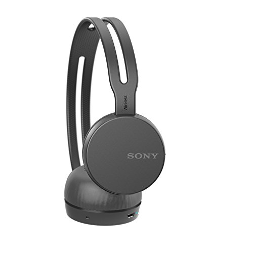 Sony WH-CH400 Wireless Headset/Headphones with mic for phone call, Black