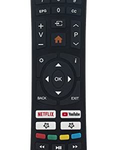 Replaced Remote fit for SANSUI Smart LED TV ES32S1N S32P28N S40P28FN Also Works for Caixun TV EC32S2N