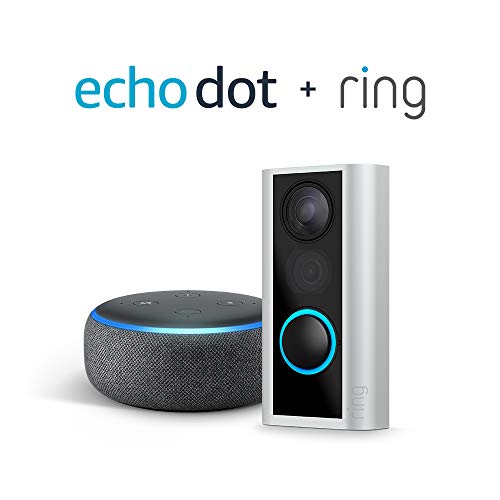 Ring Peephole Cam with Echo Dot (3rd Gen) - Charcoal