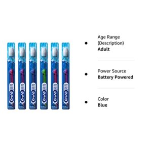 Oral-B Indicator Sensi-Soft Toothbrush for Sensitive Teeth, 35 Extra Soft, Pack of 6