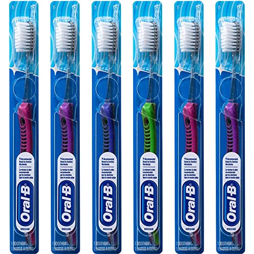 Oral-B Indicator Sensi-Soft Toothbrush for Sensitive Teeth, 35 Extra Soft, Pack of 6