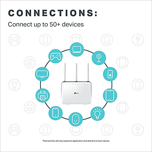 TP-Link AC1900 Smart Wireless Router - Beamforming Dual Band Gigabit WiFi Internet Routers for Home, High Speed, Long Range, Ideal for Gaming (Archer C9)