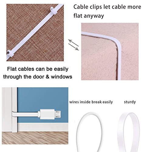 30ft/9m Power Extension Cable for WyzeCam/WyzeCam V3/ WyzeCam Pan/Wyze Cam Pan V2/ KasaCam/NestCam Indoor/Yi Cam,USB to Micro USB Charging and Data Sync Cord （Camera not Included）