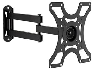 mount-it! tv wall mount bracket with full motion arm fits 13-42” flat screen tvs vesa 75, 100, 200, 55lb weight capacity with 15″ extension